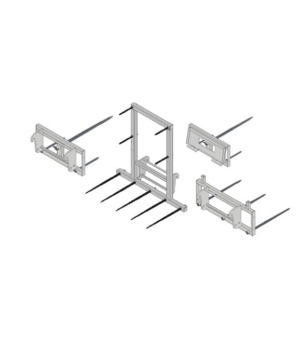 Wheel Loader Mount Bale Forks & Spears